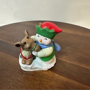Hallmark 2011 Snowman & Reindeer Ornament – Winter Hug Keepsake
